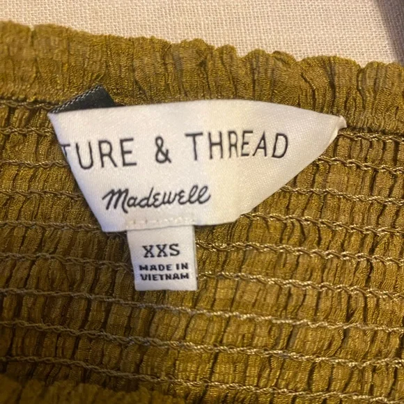 Madewell texture and thread smocked dress - Picture 4 of 4